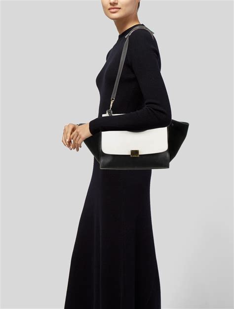 Celine Medium Bicolor Trapeze 